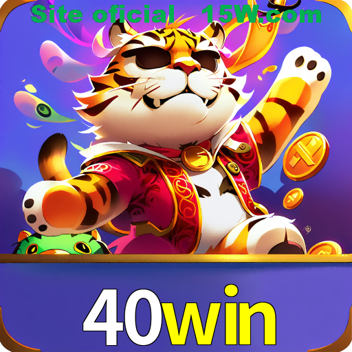 Imagem promocional da 40win mostrando a plataforma e suas vantagens